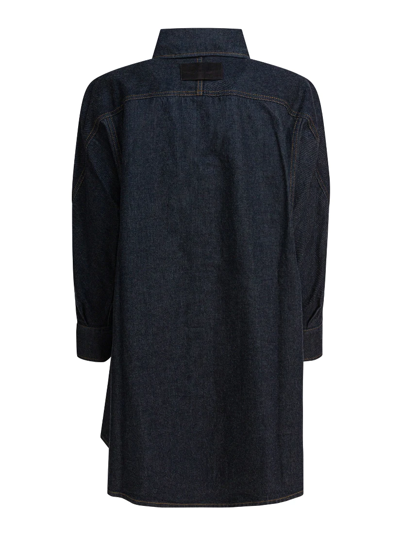 Denim shirt with embroidery GIVENCHY