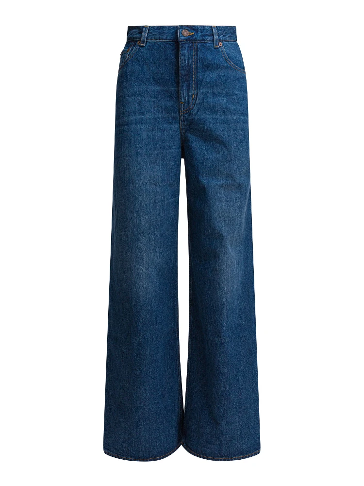 Wide leg jeans