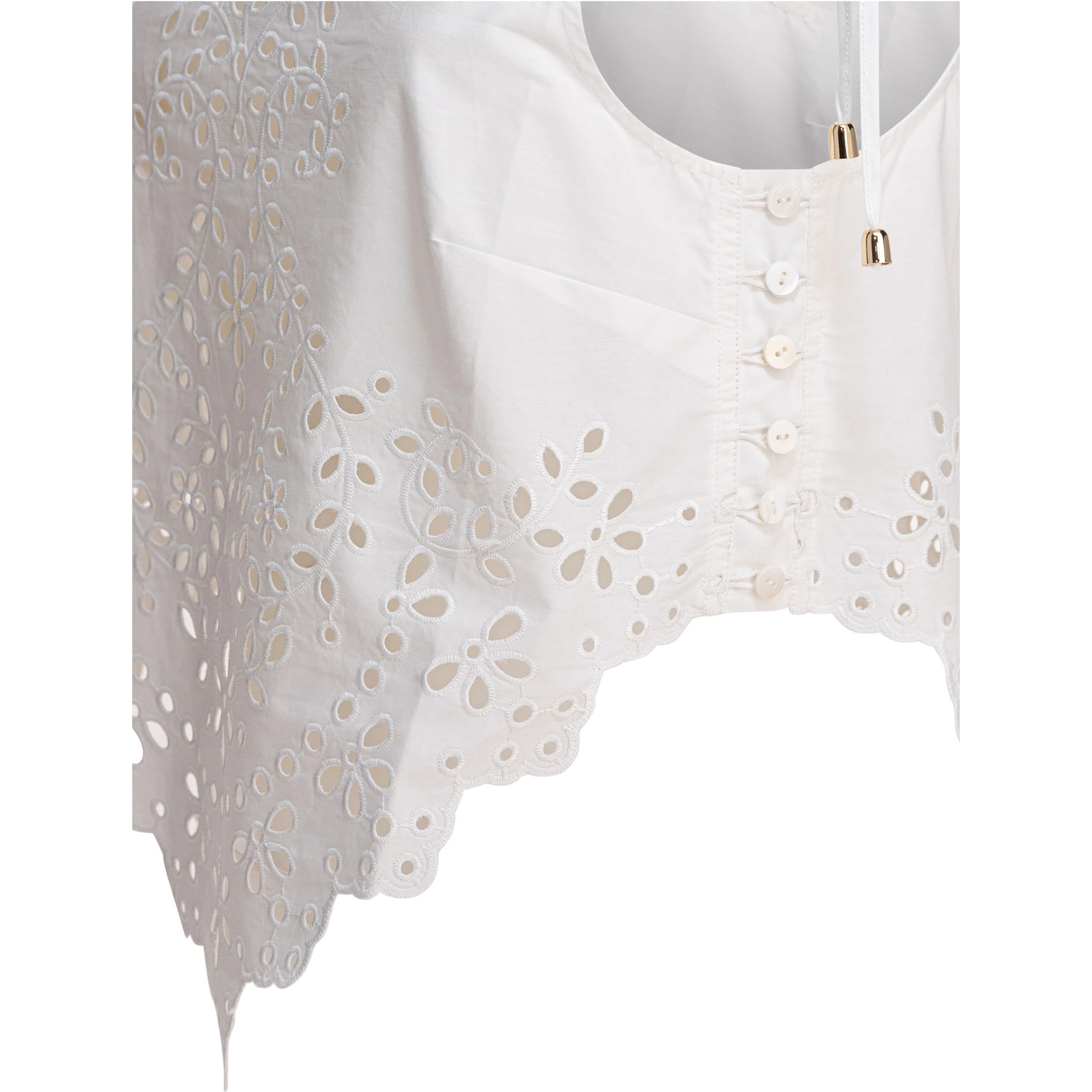 Cotton embroidered top