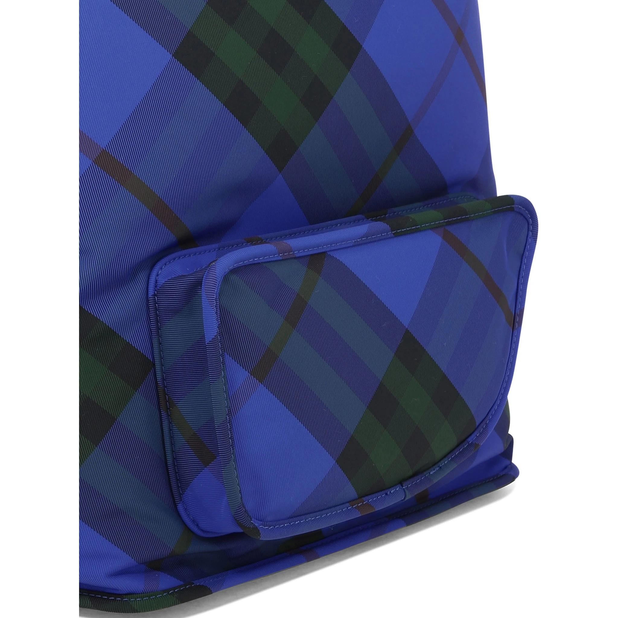 "Check" Nylon backpack