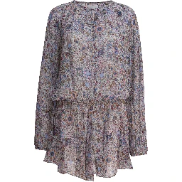Floral flared dress