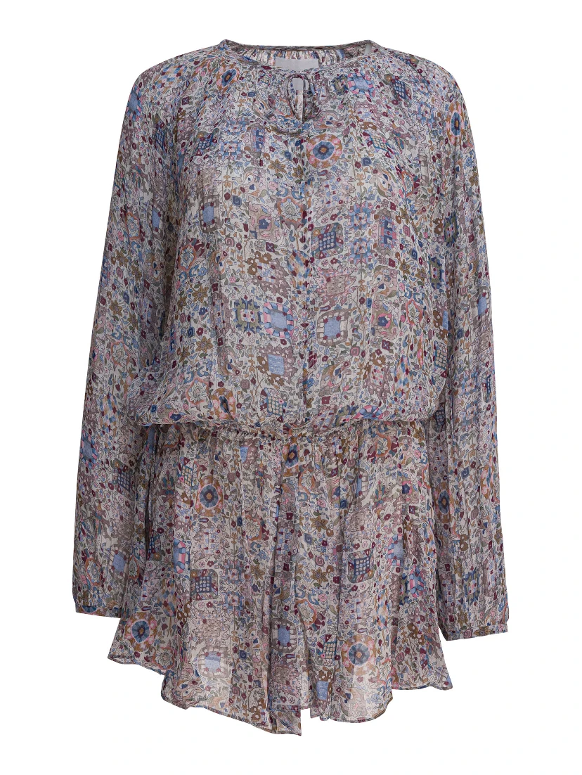 Floral flared dress