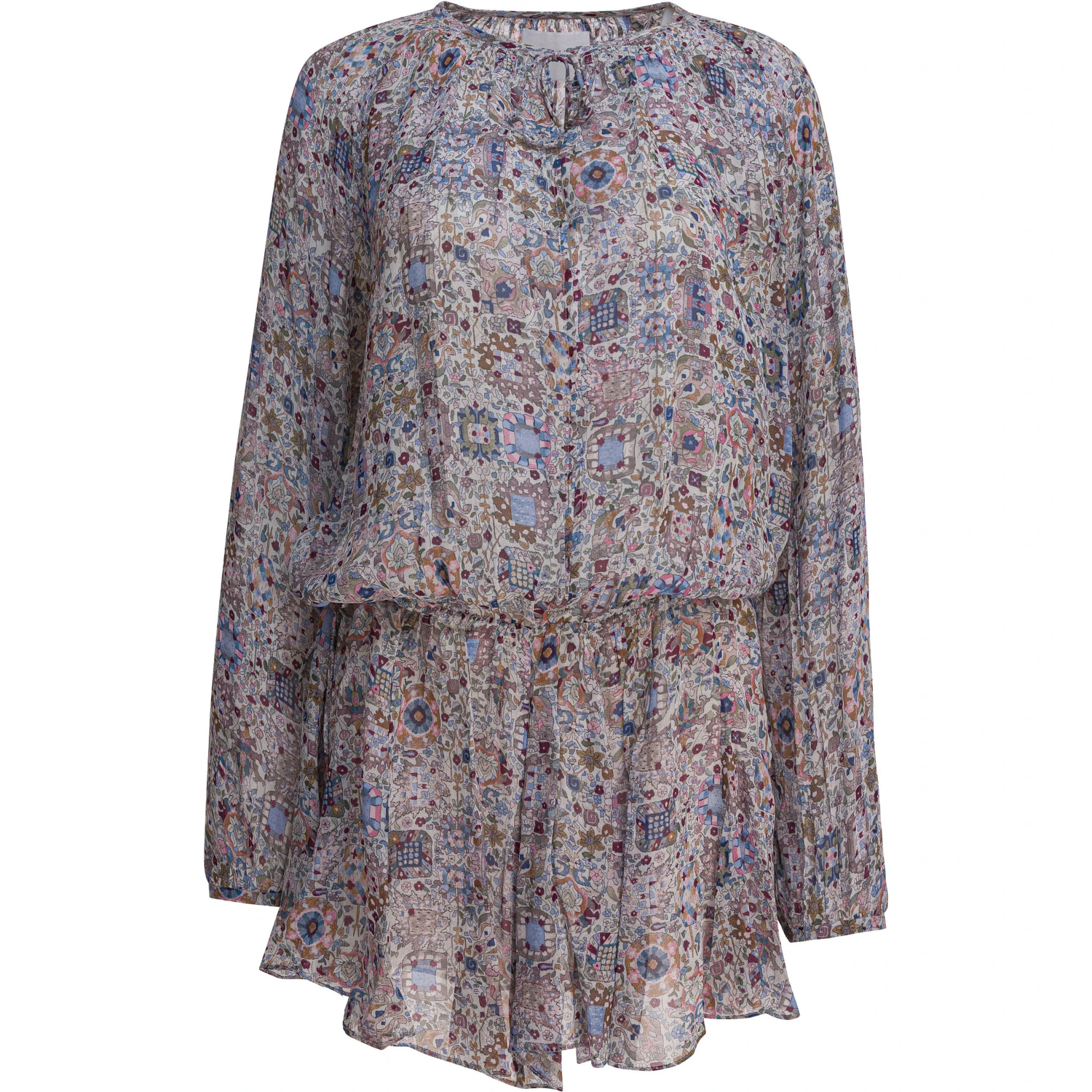 Floral flared dress