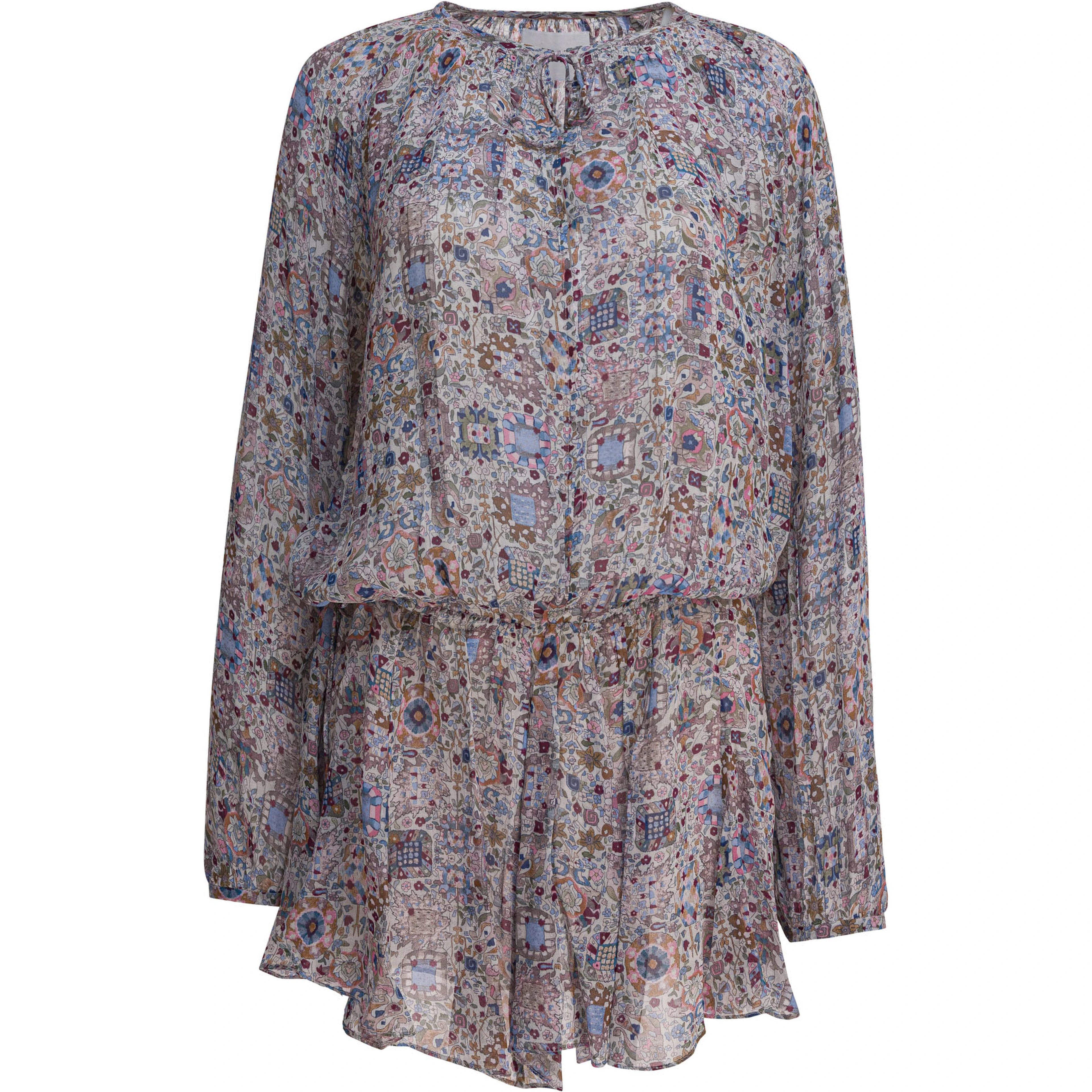 Floral flared dress