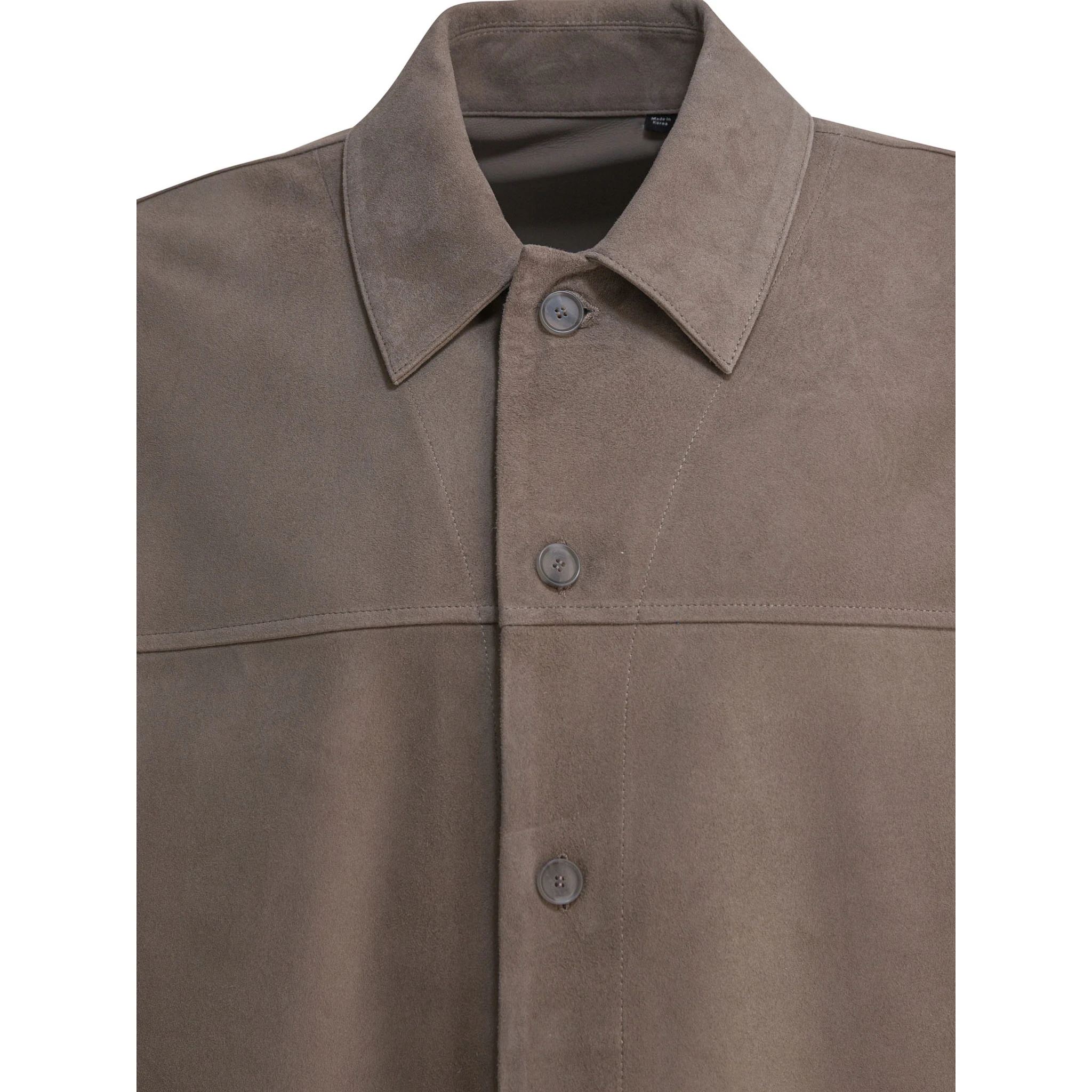Suede leather jacket