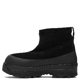 Suede ankle boot