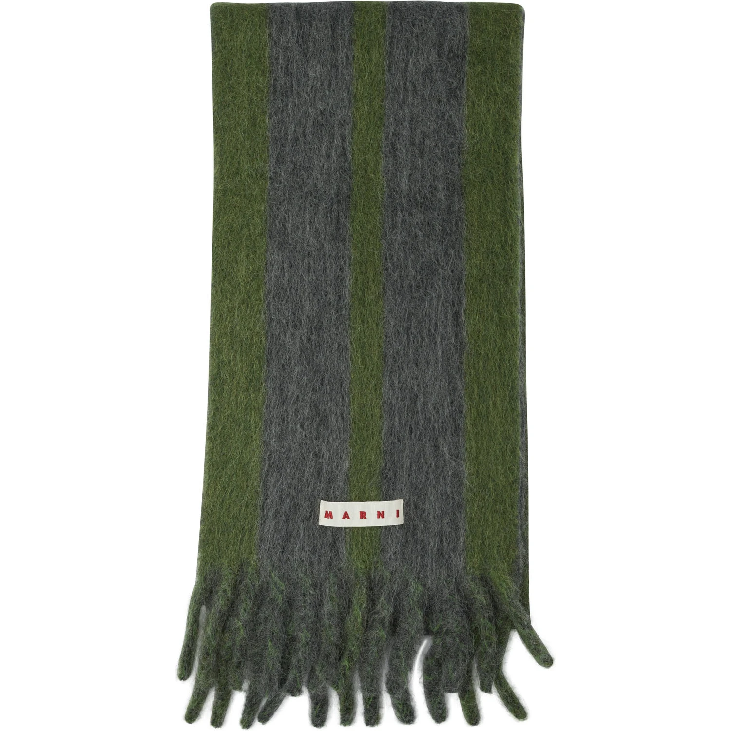 Wool and mohair scarf