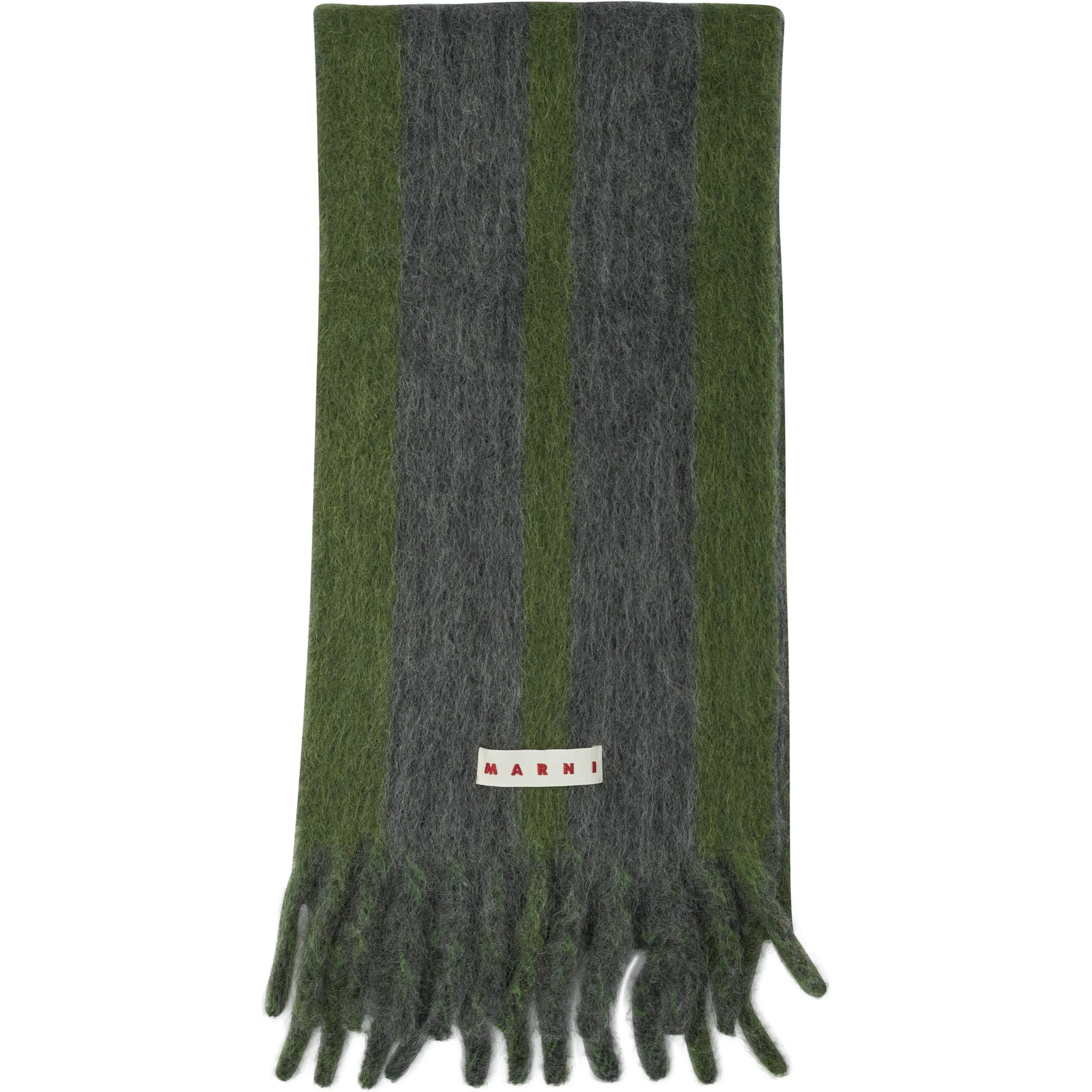 Wool and mohair scarf