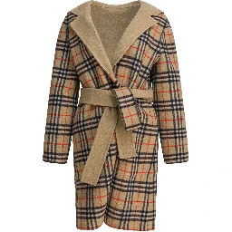 Reversible wool coat