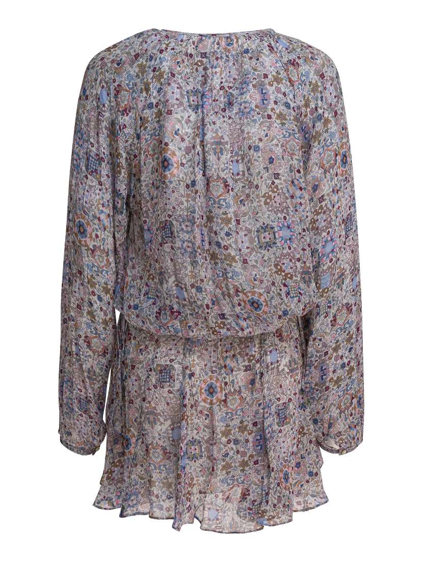 Floral flared dress
