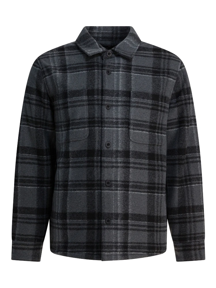 Check overshirt jacket