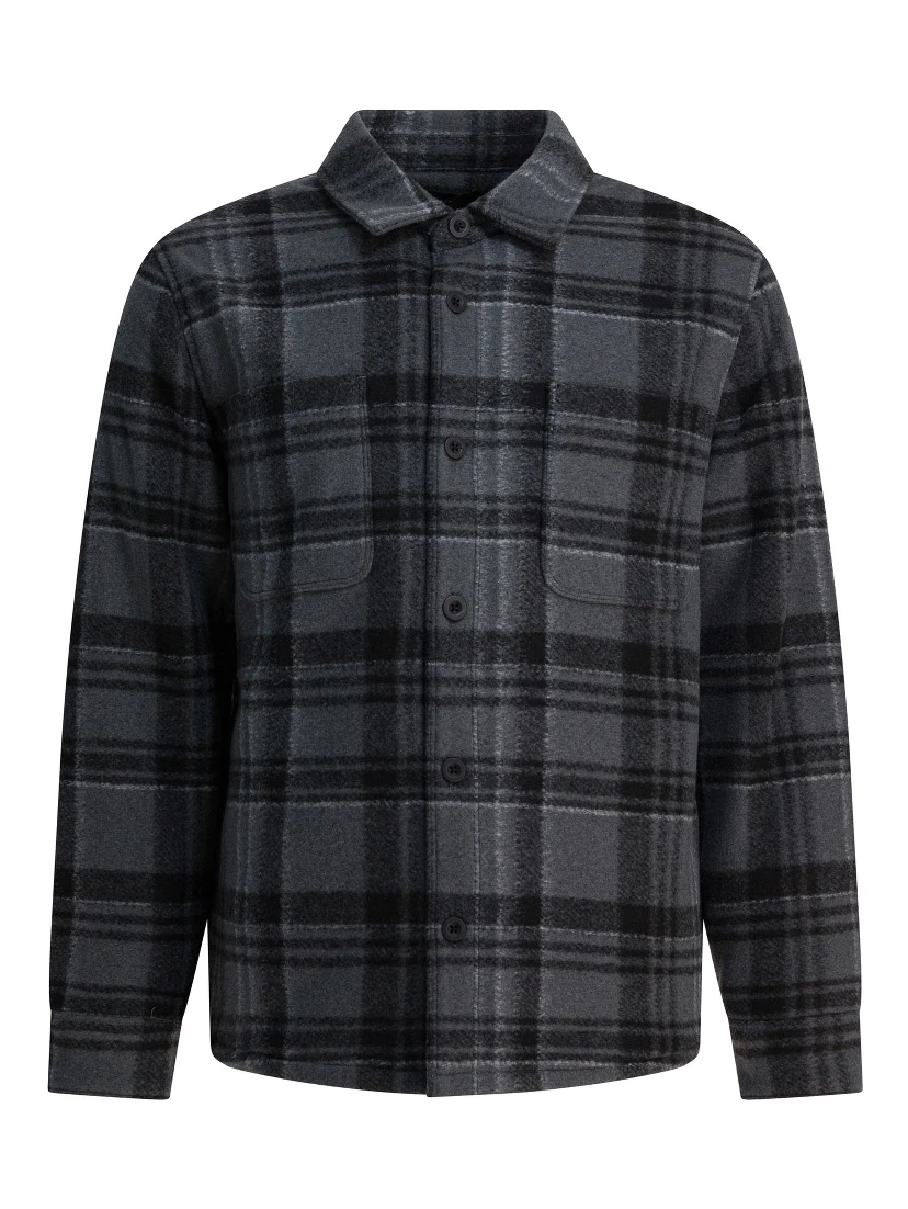 Check overshirt jacket