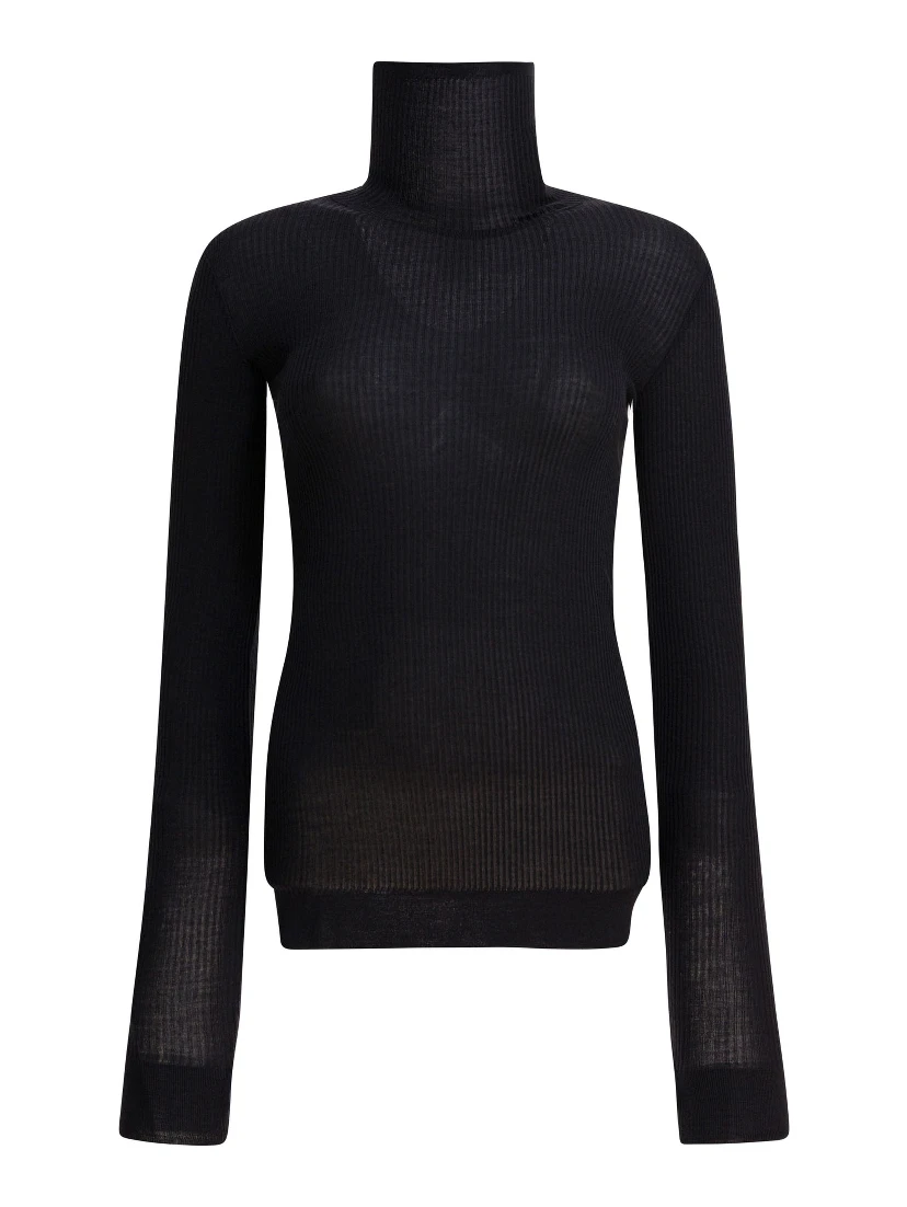 Ribbed turtleneck