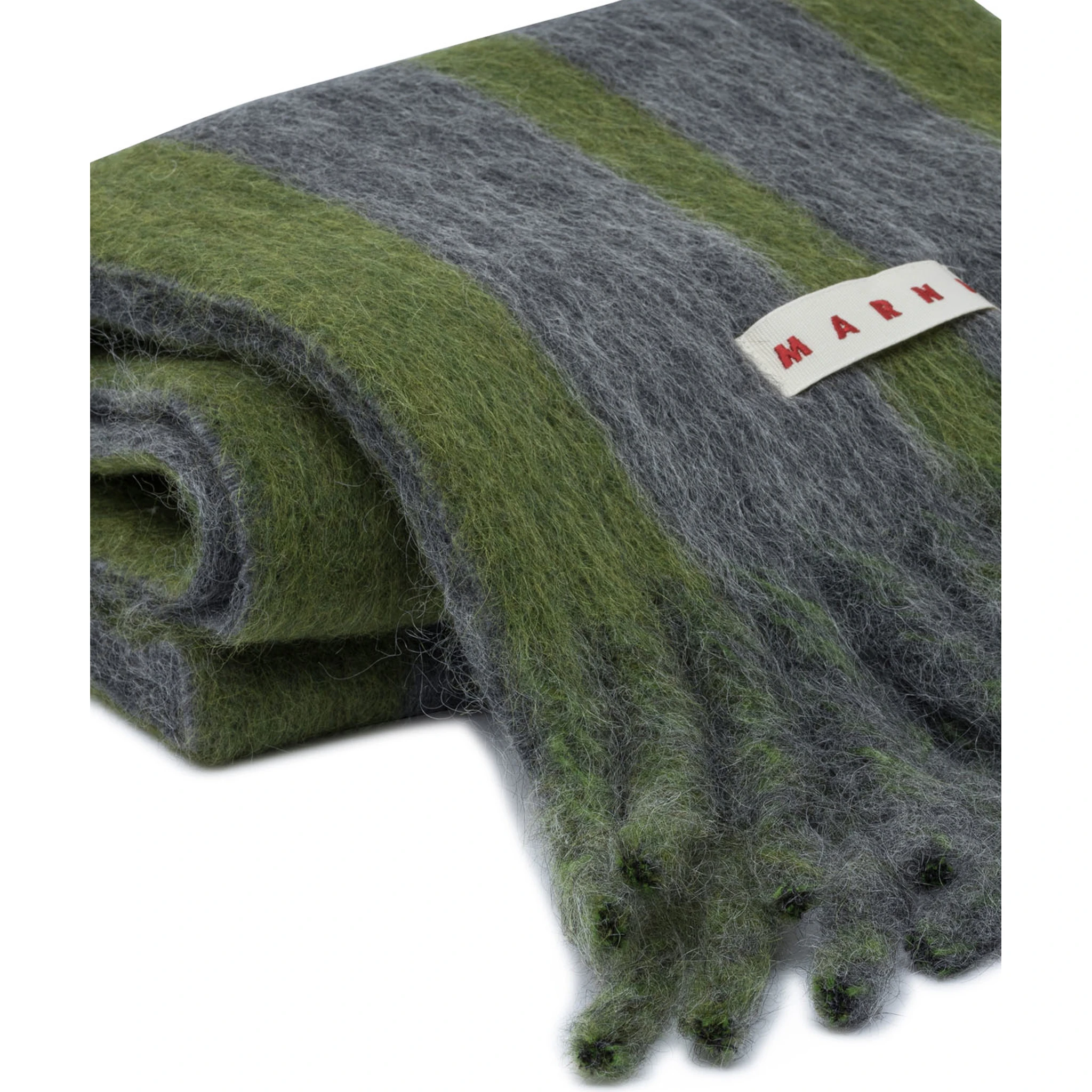 Wool and mohair scarf