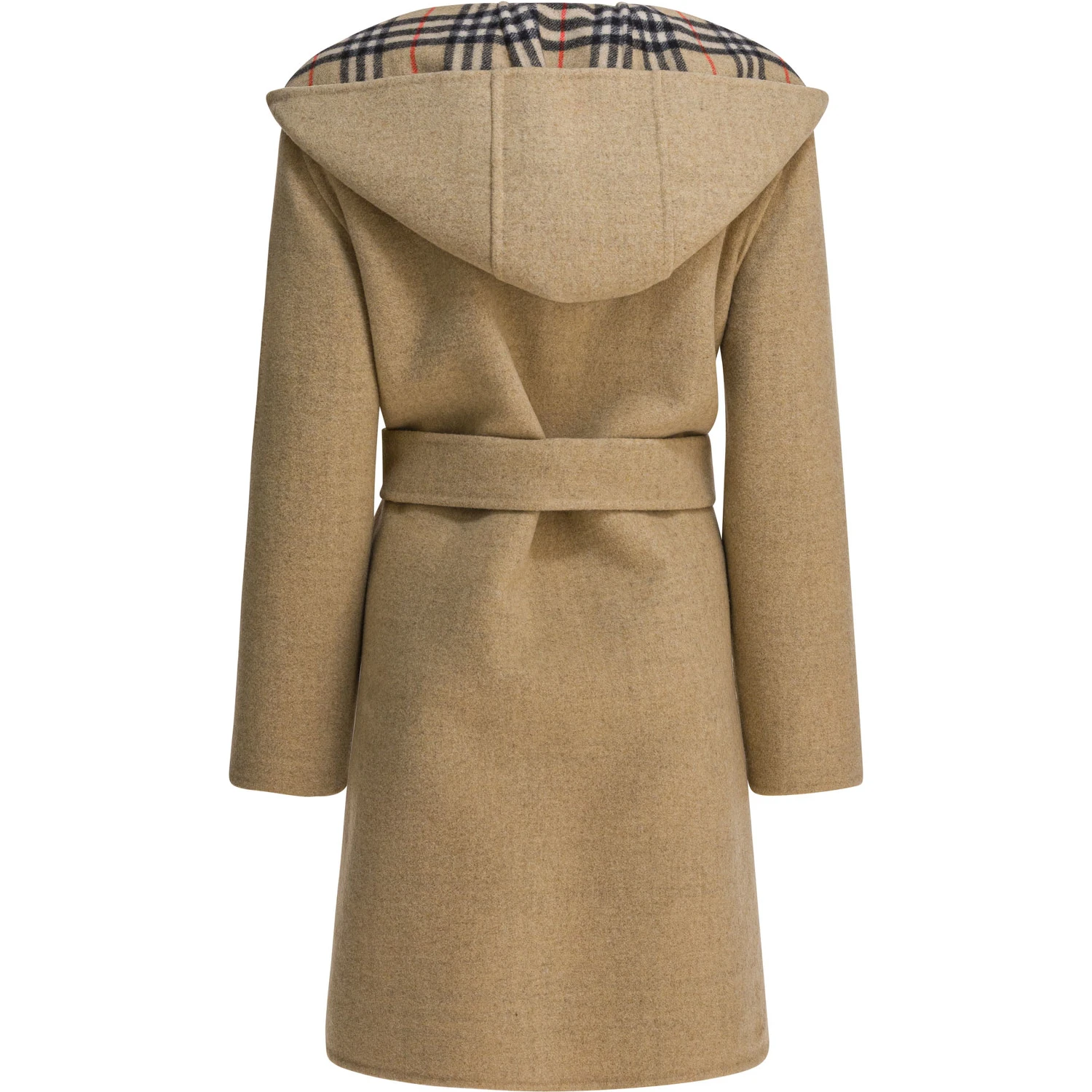 Reversible wool coat