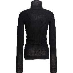 Ribbed turtleneck