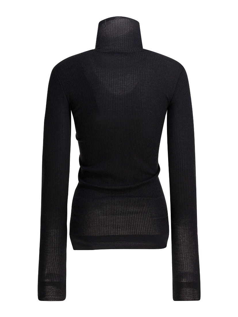 Ribbed turtleneck