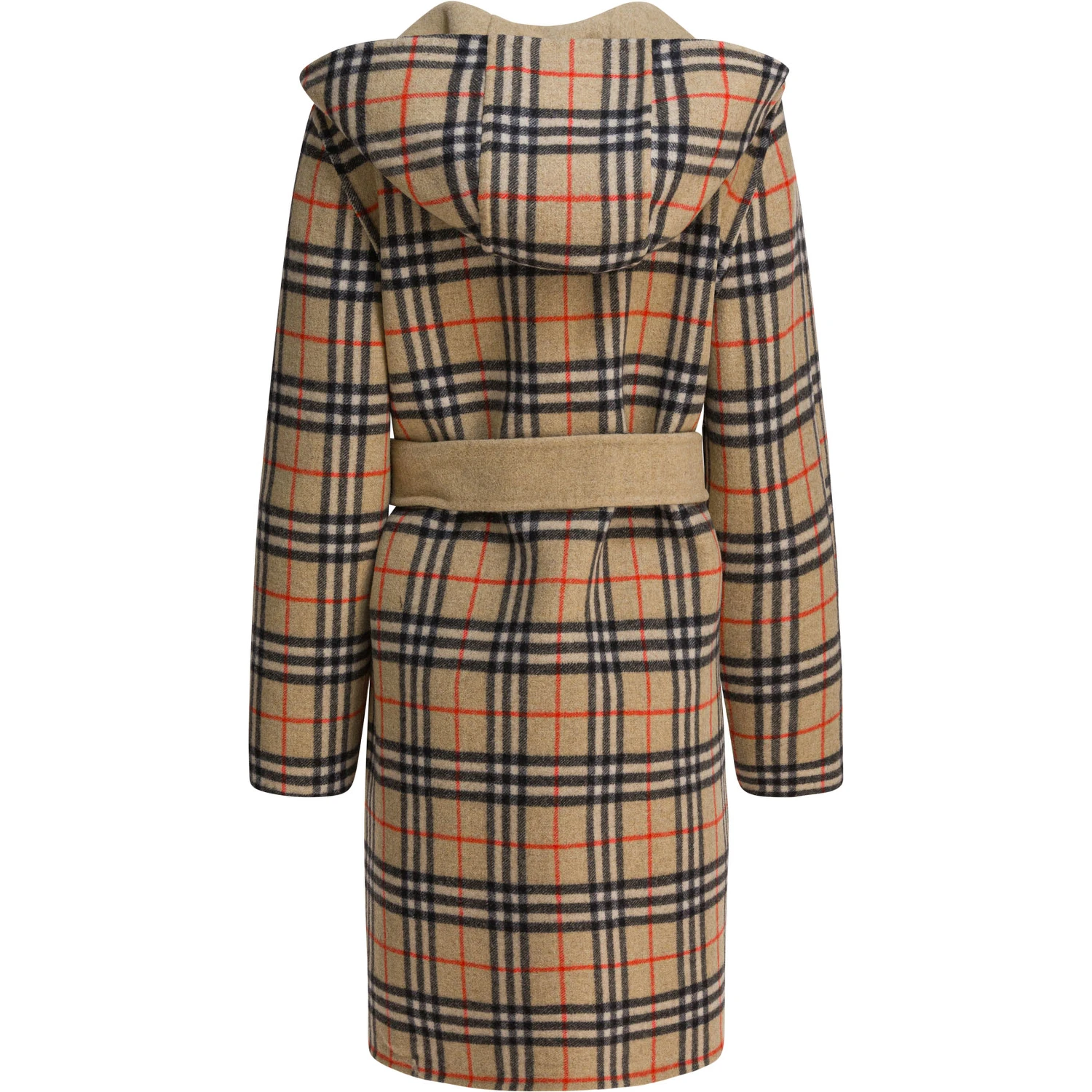 Reversible wool coat