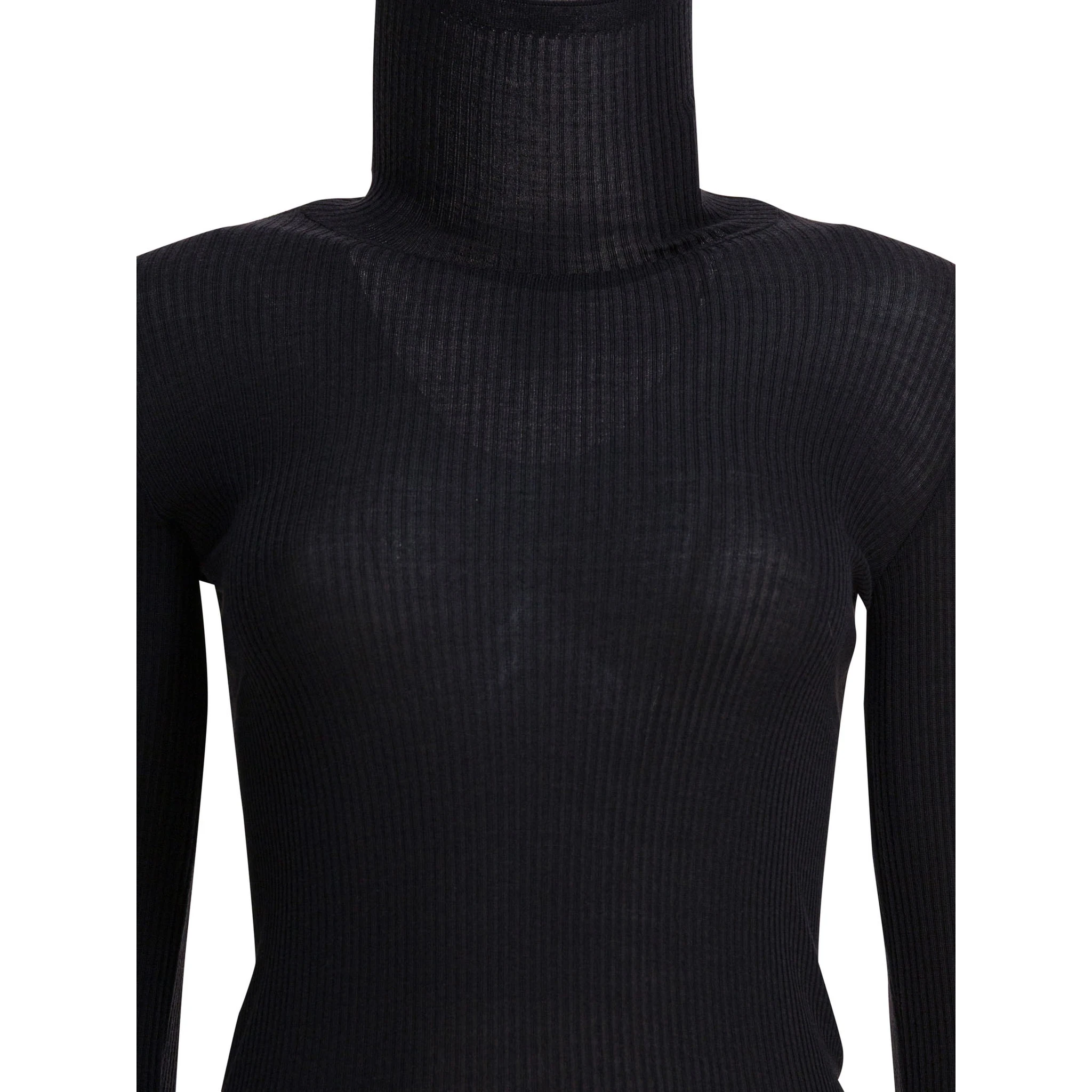 Ribbed turtleneck