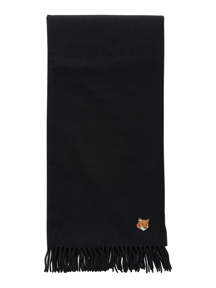 Virgin wool fox scarf