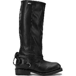 "Cattle Hide" knee boots