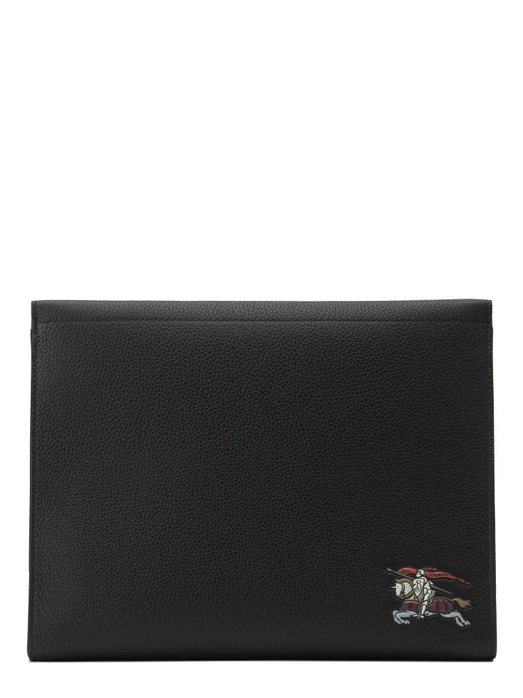 Leather clutch bag with EKD