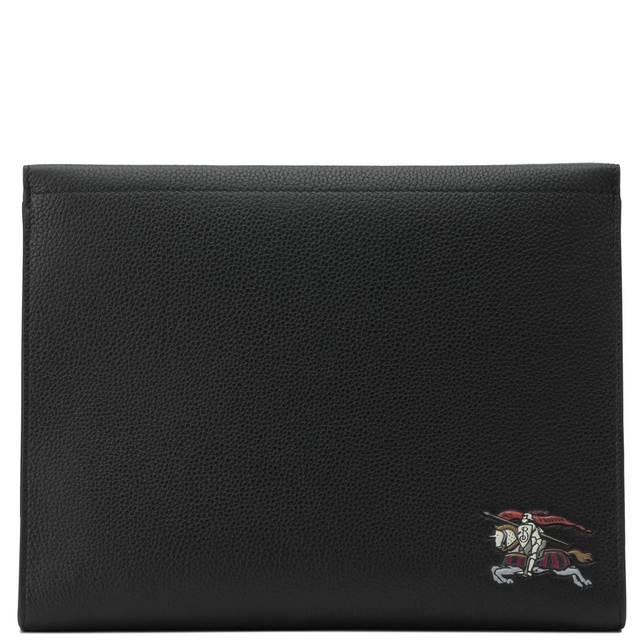 Leather clutch bag with EKD