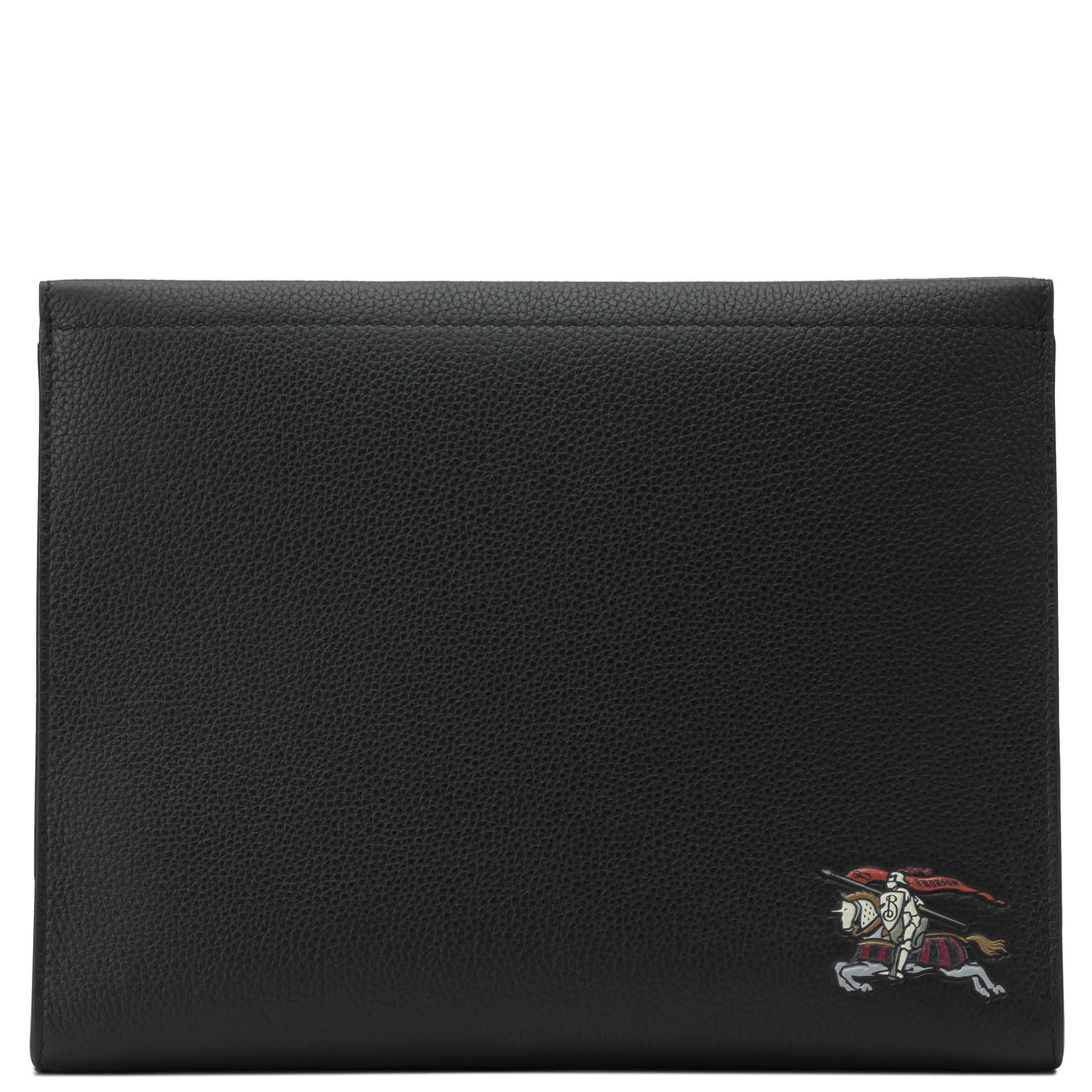 Leather clutch bag with EKD