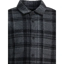 Check overshirt jacket