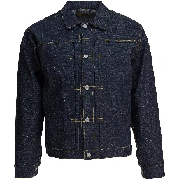 Denim overshirt jacket