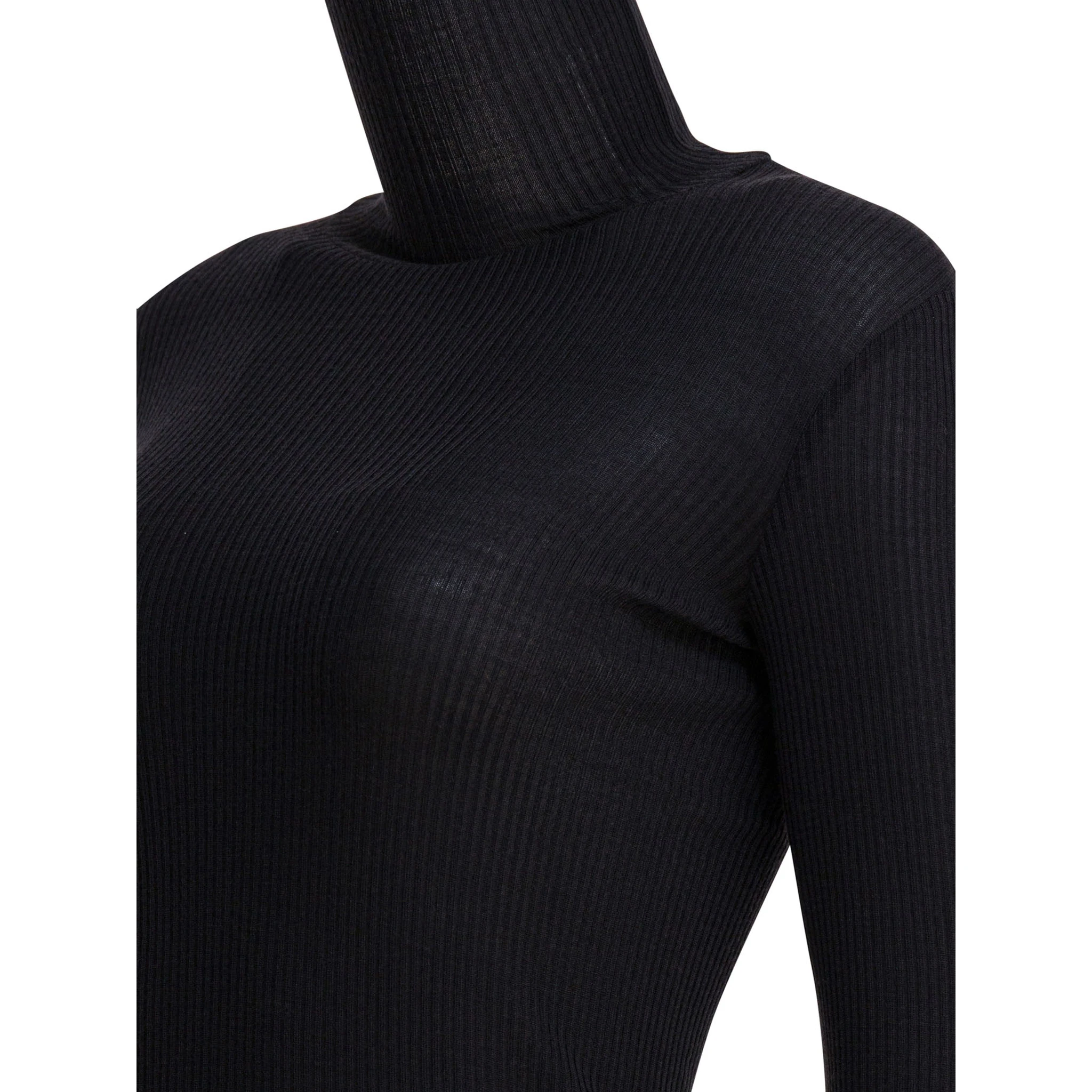 Ribbed turtleneck