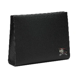 Leather clutch bag with EKD