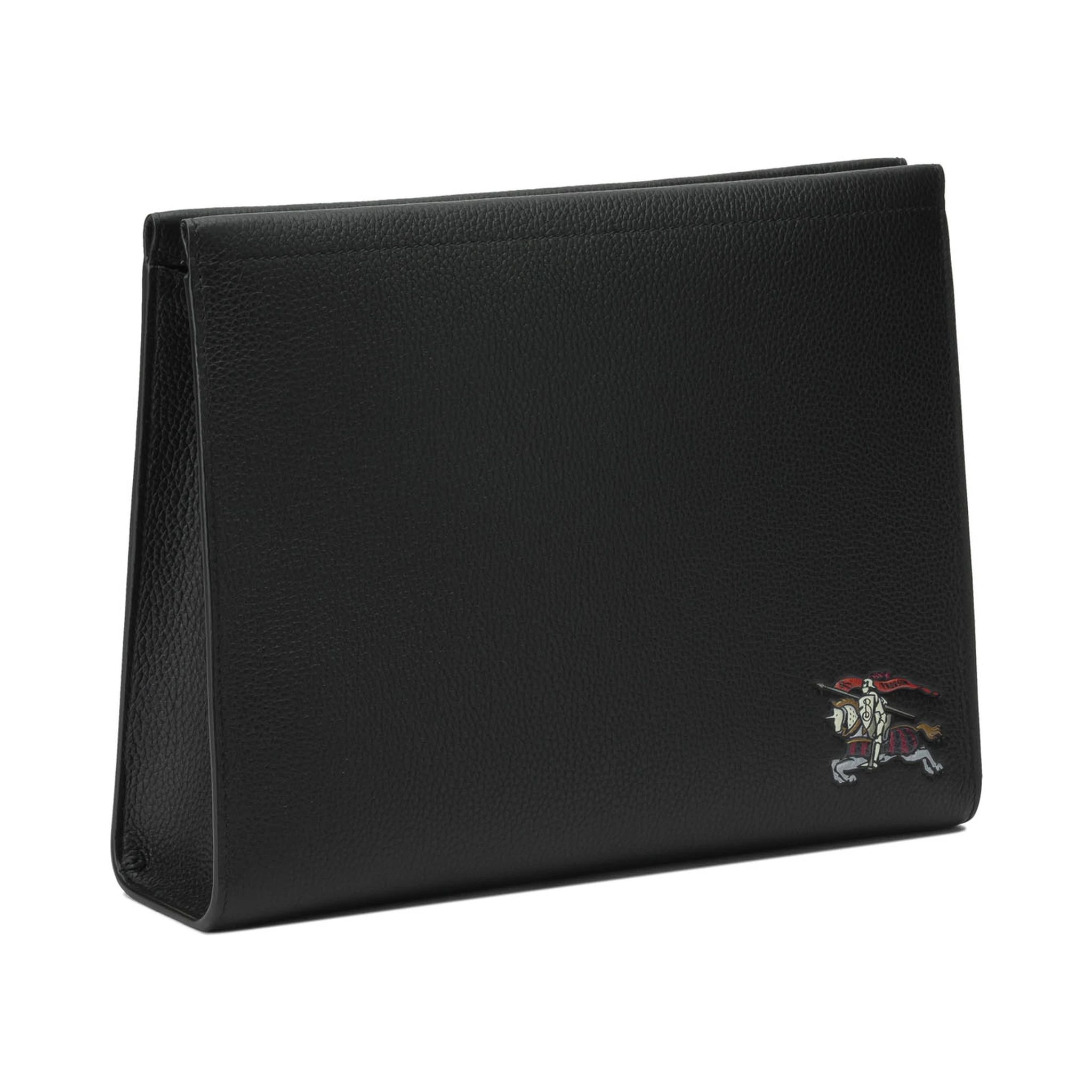 Leather clutch bag with EKD