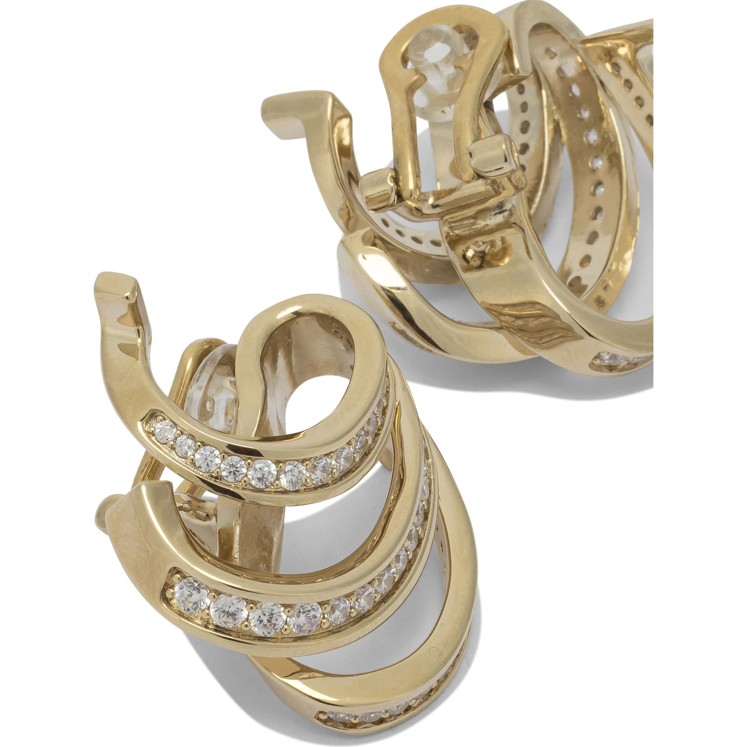 "Triplo Gancini" Earrings