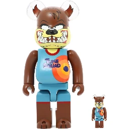 "Be@rbrick Tasmanian Devil Space Jam 400%+100%" toy