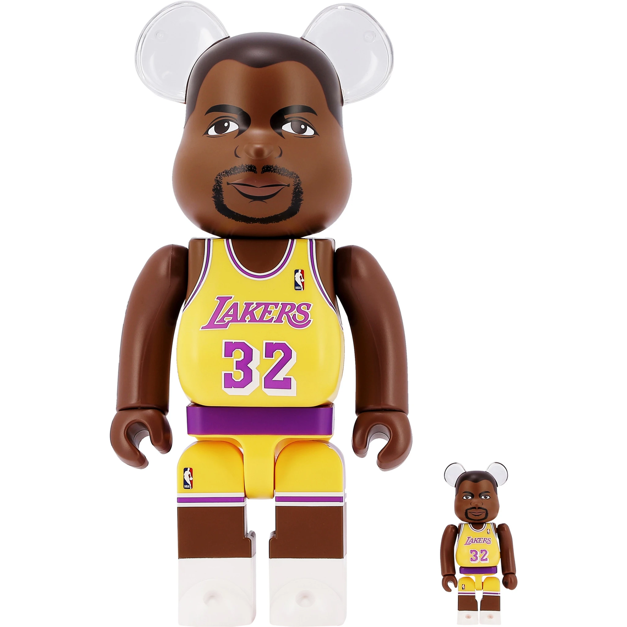 "Be@rbrick Magic Johnson" 100% and 400% toy