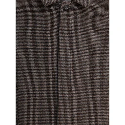 Houndstooth overshirt jacket