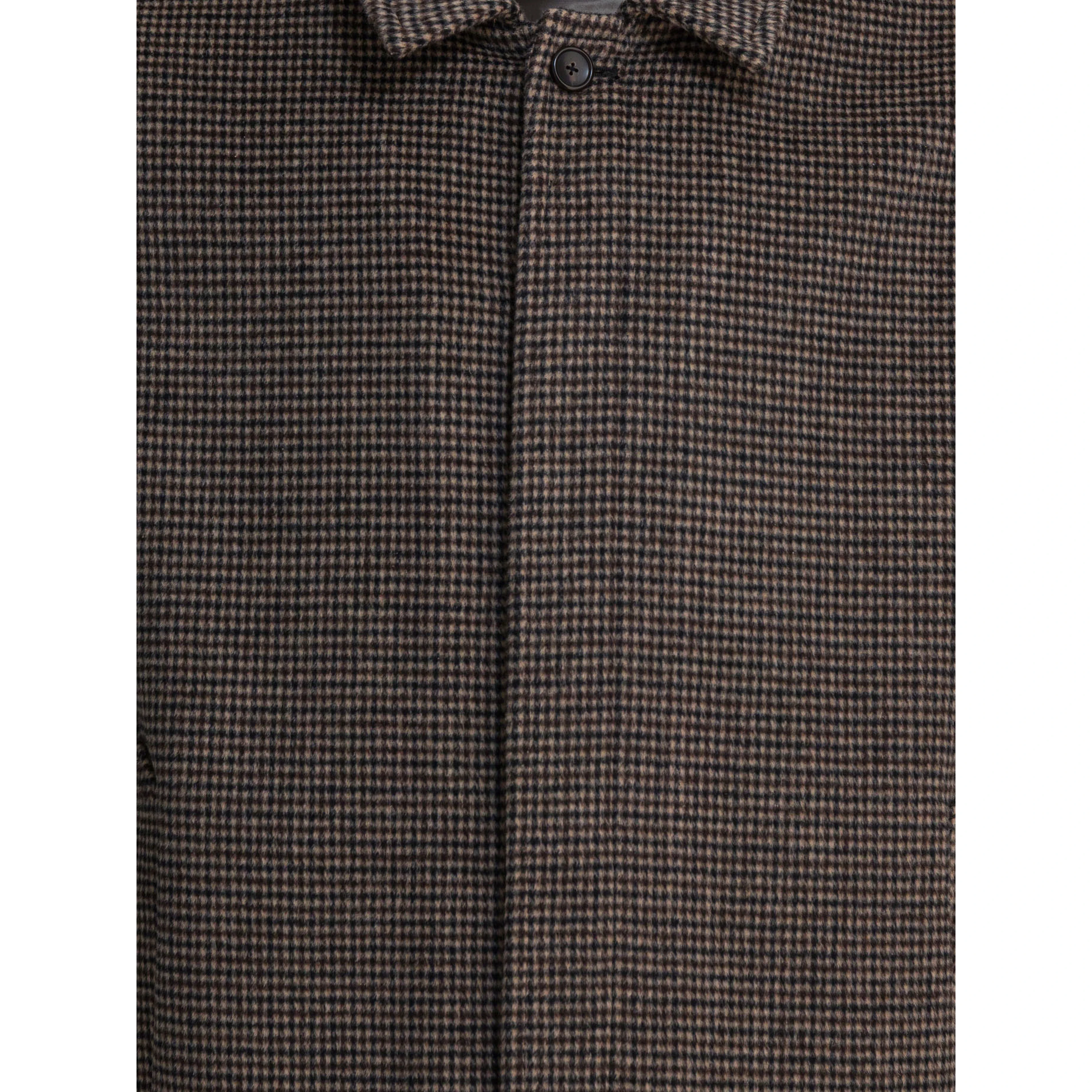 Houndstooth overshirt jacket