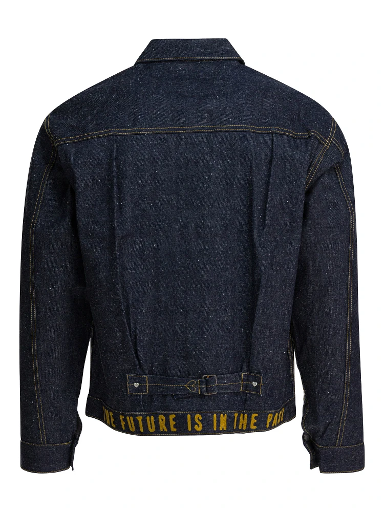 Denim overshirt jacket alternative