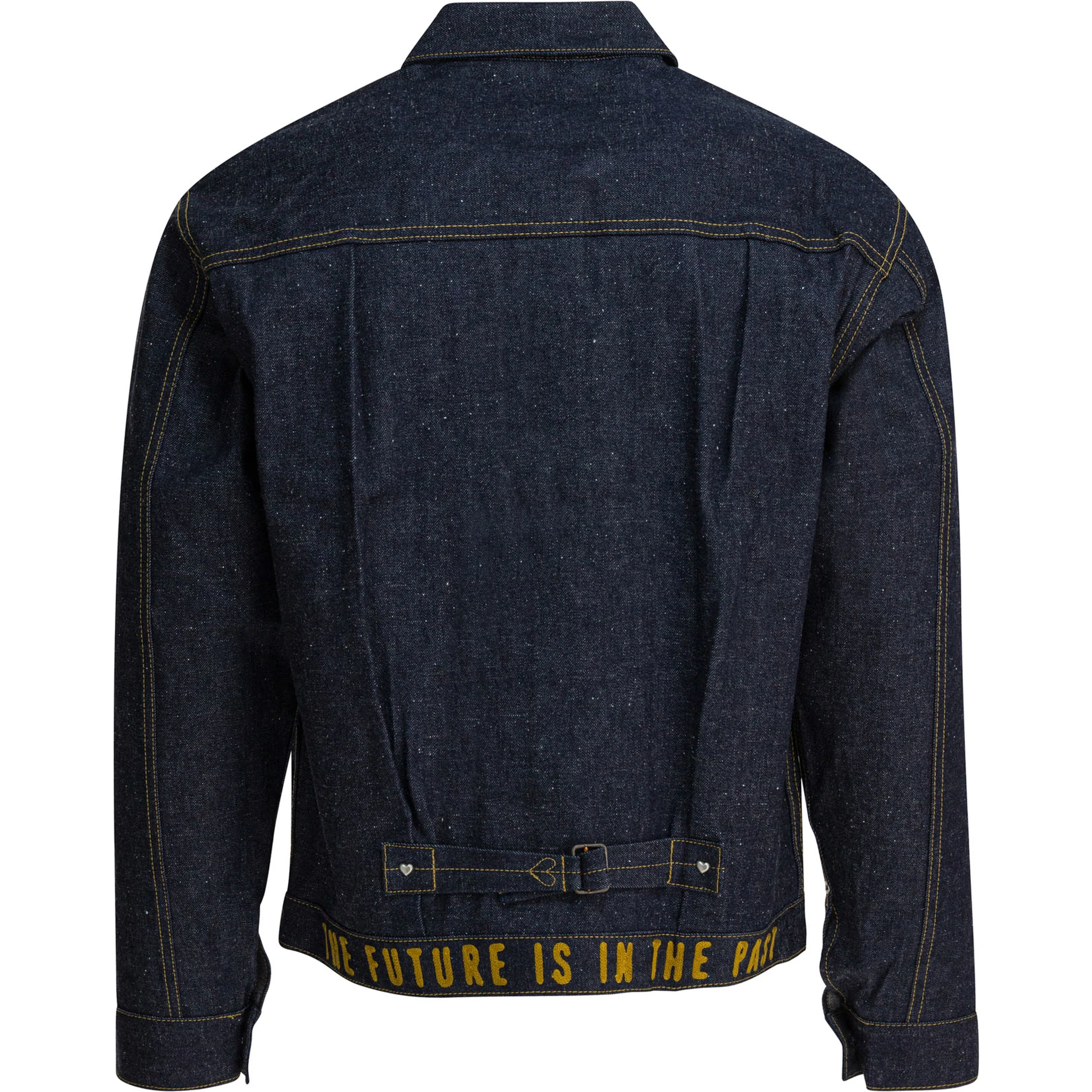Denim overshirt jacket
