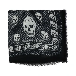 "Skull Trompe loeil" scarf