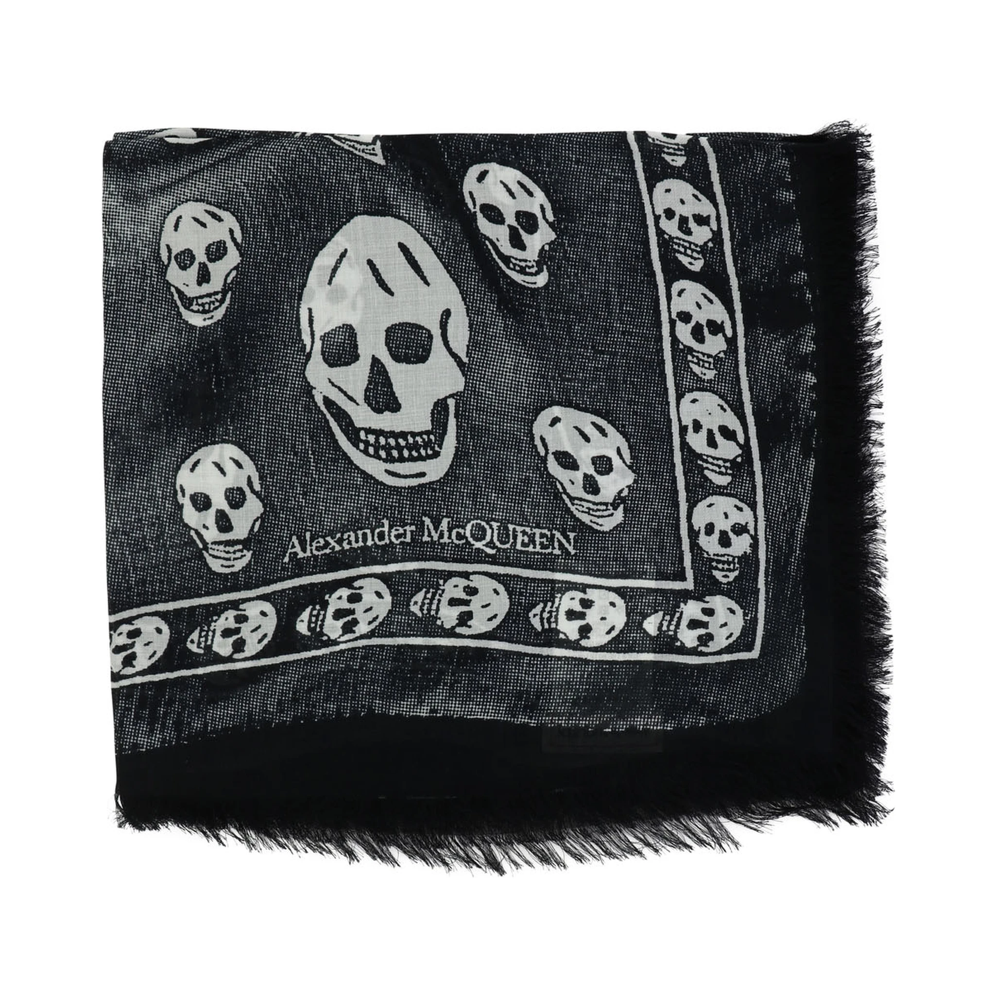 "Skull Trompe loeil" scarf
