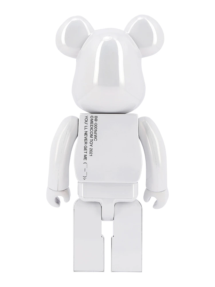 "Be@rbrick 1st Model White Chrome" 400% toy alternative