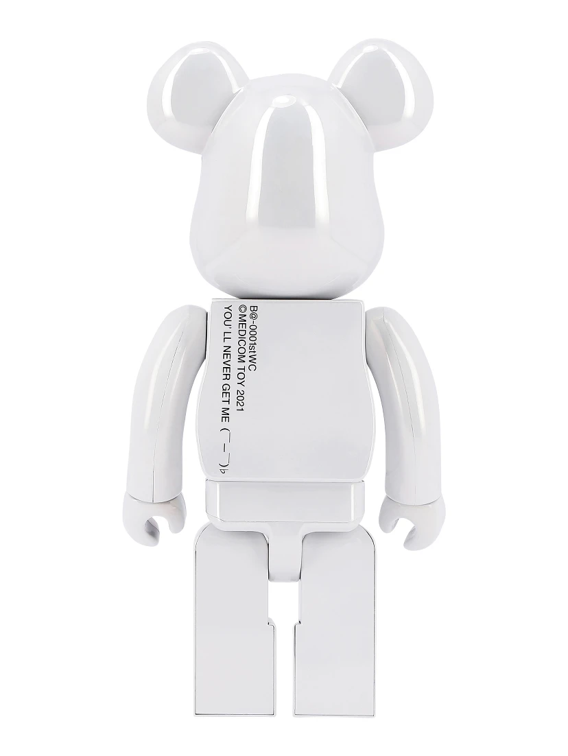 "Be@rbrick 1st Model White Chrome" 400% toy