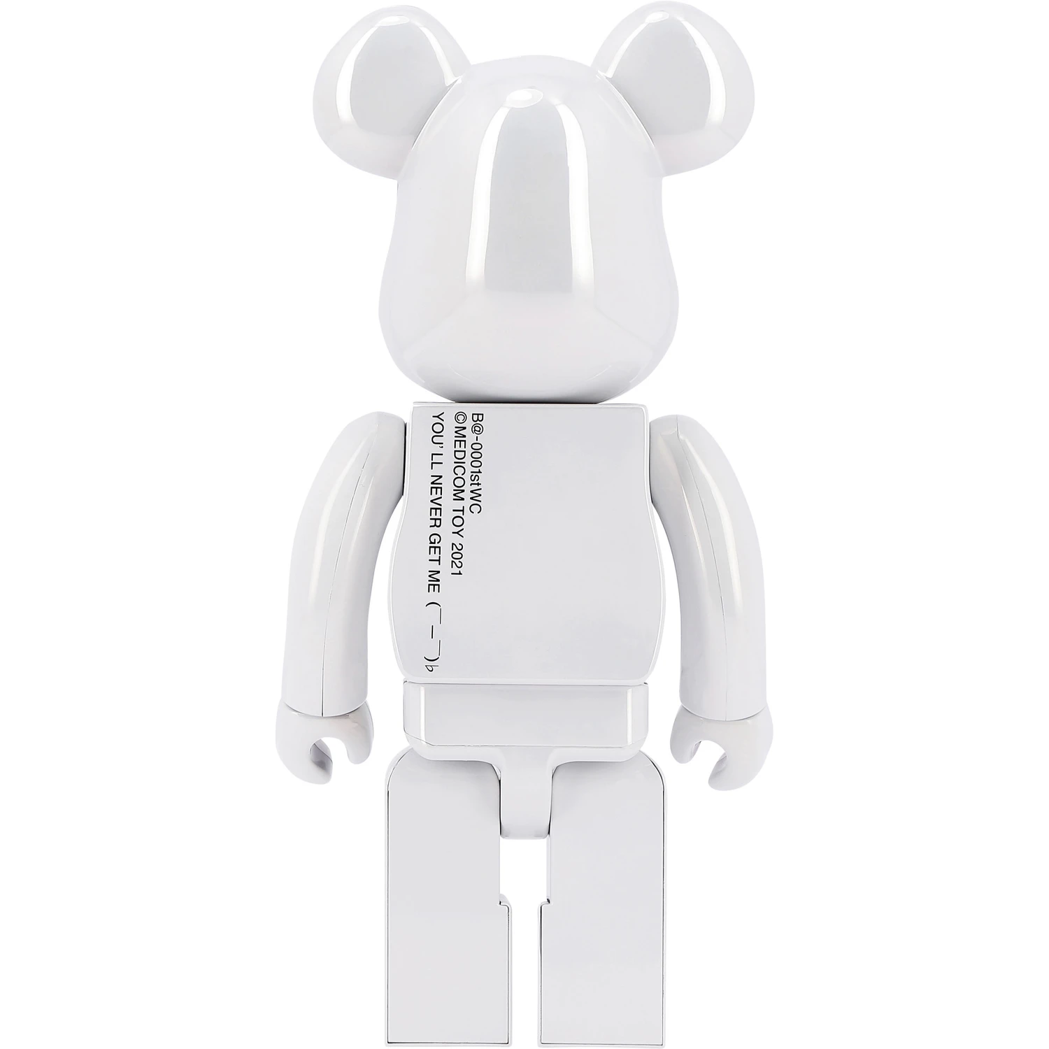"Be@rbrick 1st Model White Chrome" 400% toy