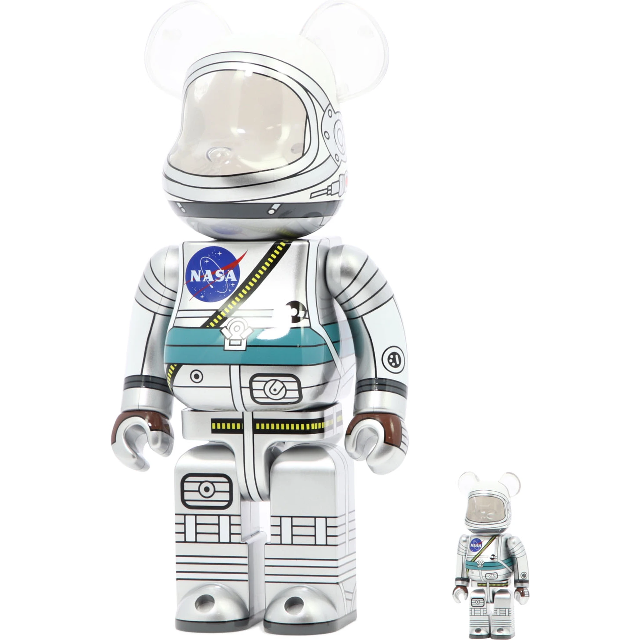 "Be@rbrick Project Mercury Astronaut 100%+400%" toy