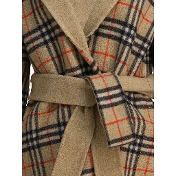 Reversible wool coat
