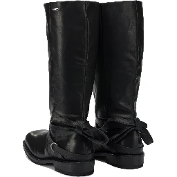 "Cattle Hide" knee boots