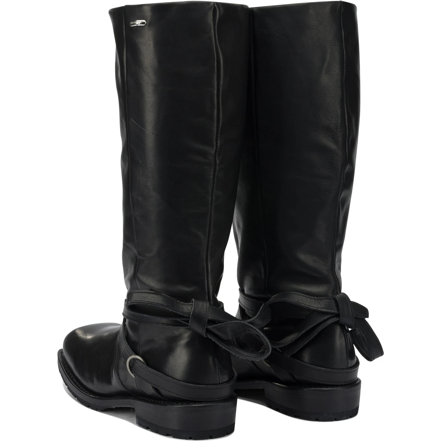 "Cattle Hide" knee boots