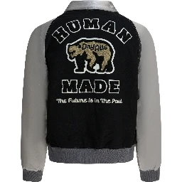 Satin "Varsity" Bomber Jacket